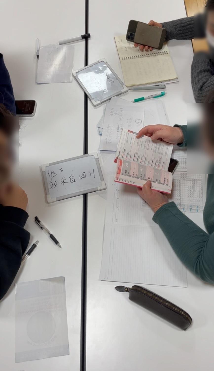 先生に母国語教えるイベント（中国語）
